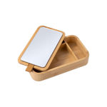 Εικόνα της ΚΟΥΤΙ ΟΡΓΑΝΩΣΗΣ ΚΑΙ ΑΠΟΘΗΚΕΥΣΗΣ BAMBOO ESSENTIALS ΜΕ ΚΑΘΡΕΦΤΗ 23x13,50x4cm