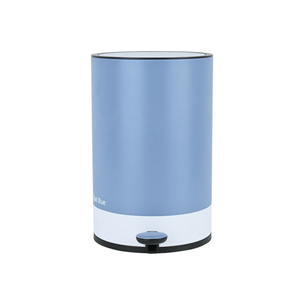 Εικόνα της ΧΑΡΤΟΔΟΧΕΙΟ ΜΠΑΝΙΟΥ TONE LAB SOFT CLOSE 6lt OPAL BLUE