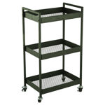 Εικόνα της ΤΡΟΛΕΪ ΑΠΟΘΗΚΕΥΣΗΣ MODUS ΜΕΤΑΛΛΙΚΟ ΜΕ 3 ΡΑΦΙΑ OLIVE