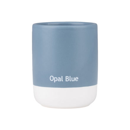 Εικόνα της ΠΟΤΗΡΑΚΙ ΜΠΑΝΙΟΥ TONE LAB ΚΕΡΑΜΙΚΟ OPAL BLUE