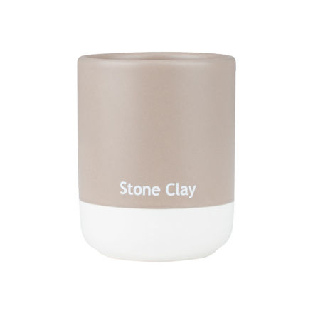 Εικόνα της ΠΟΤΗΡΑΚΙ ΜΠΑΝΙΟΥ TONE LAB ΚΕΡΑΜΙΚΟ STONE CLAY