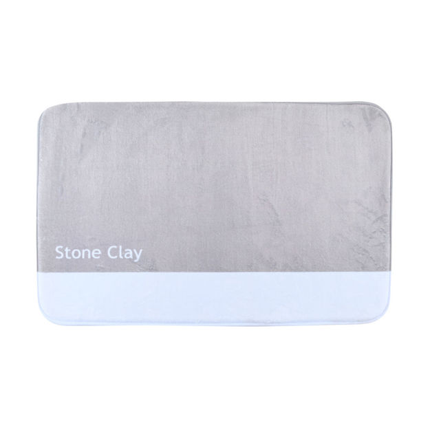 Εικόνα της ΤΑΠΕΤΟ ΜΠΑΝΙΟΥ TONE LAB 50x80cm STONE CLAY