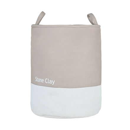 Εικόνα της ΚΑΛΑΘΙ ΑΠΛΥΤΩΝ TONE LAB ΜΕ ΧΕΡΟΥΛΙΑ 35x35x50cm STONE CLAY